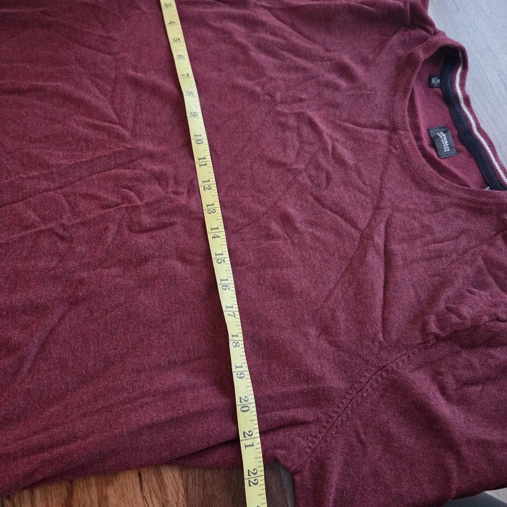 Buffalo David Bitton Men's Red Sweater by Merona XL 70% Viscose